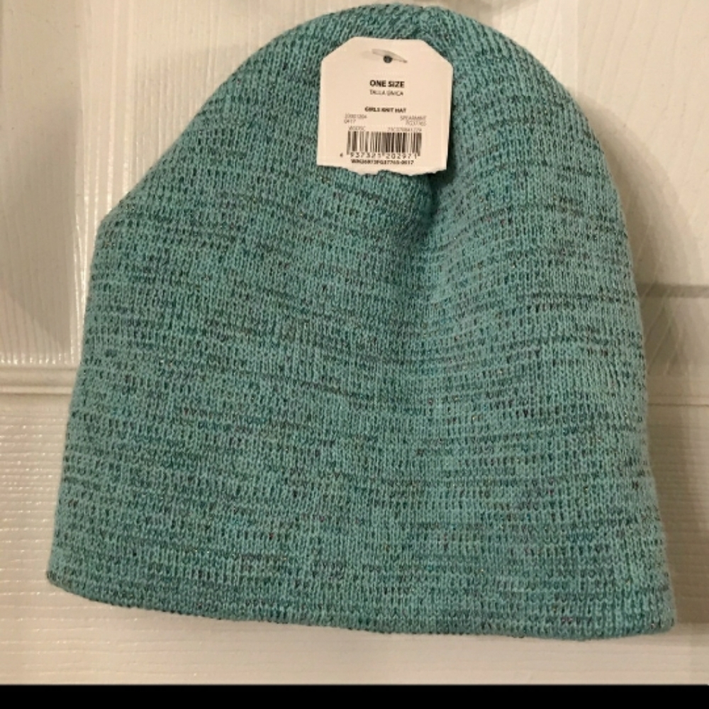 💛Blue spearmint colored winter hat - Picture 2 of 4